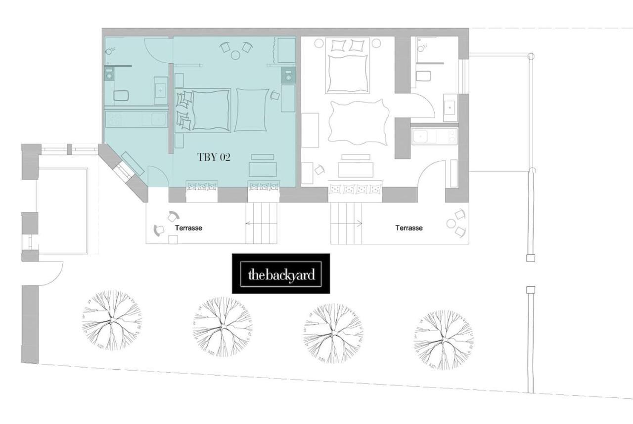 Exklusive Designferienwohnung The Backyard Tby 02 Trier Exterior photo